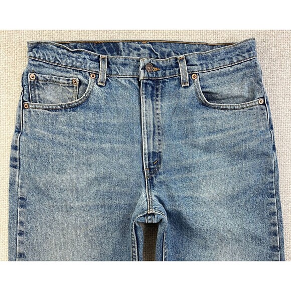 Vintage Levi's 512 Jeans Men's 36x30 (Actual 34x29) Slim Tapered Blue Denim USA - Picture 2 of 14